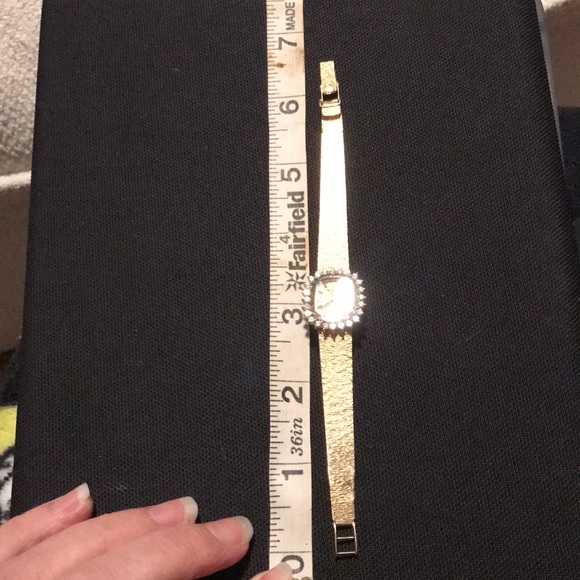 💘💝ROLEX💝💘 Authentic Vintage 80’s Cocktail Watch 14K Gold w/24 Diamond Bezel - Picture 5 of 11